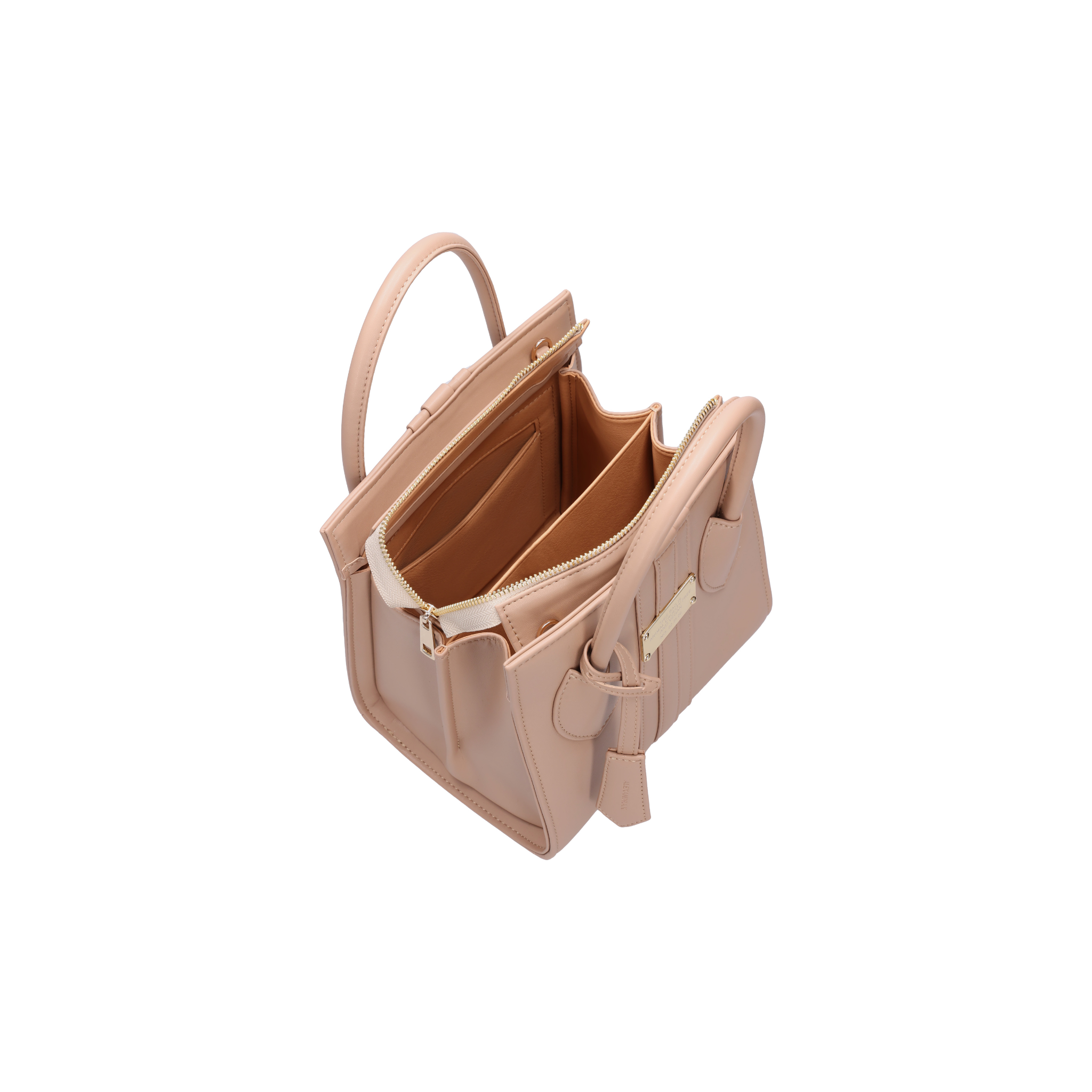 1.6.1 Maxi - Vegan Tote Shoulder Bag - Beige by Alexandra K.